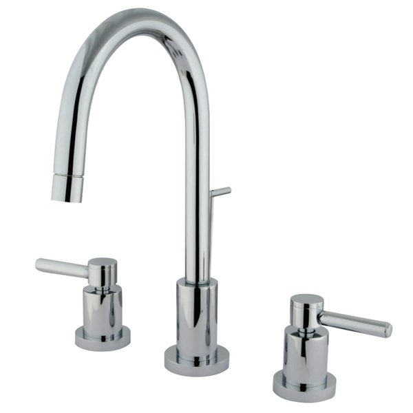 Kingston Brass KS8951DL Mini-Widespread Bathroom Faucet, Polished Chrome KS8951DL